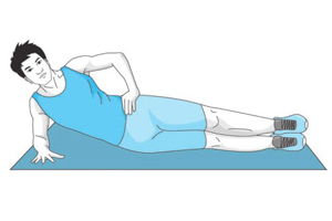 哪些側臥動作能使腹肌得到鍛煉